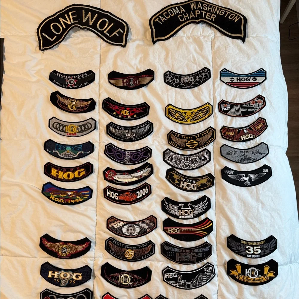 Harley-Davidson Patches 34 years! 1991-2025